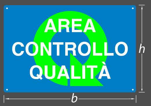 cartelli indicazioni serie 601